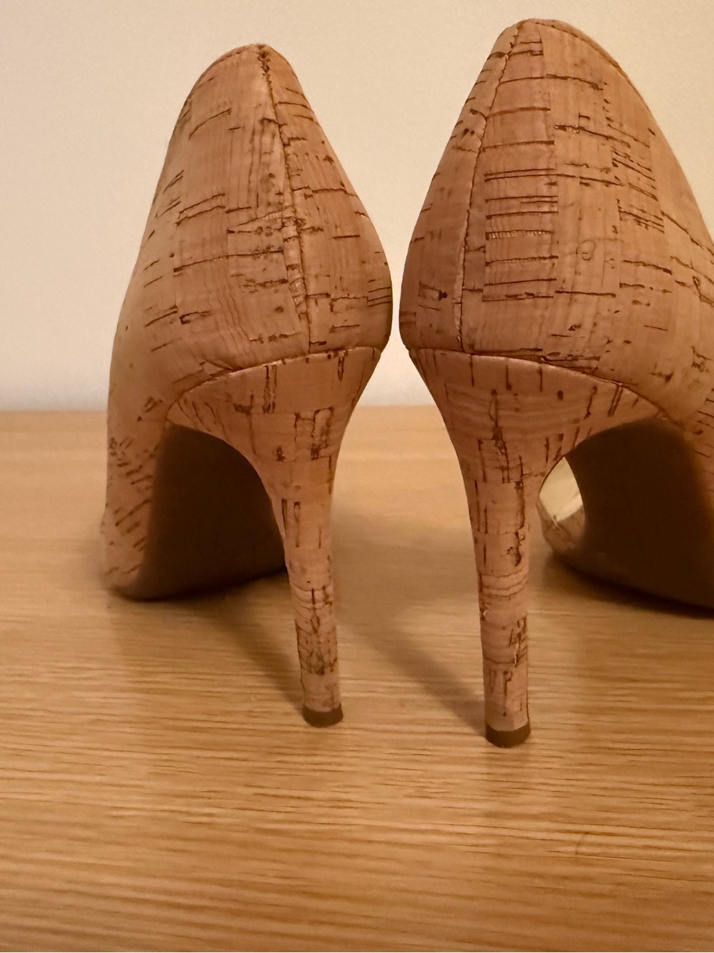 Jessica Simpson Cork Pointed-Toe Pumps in Tan - Picture 7 of 9